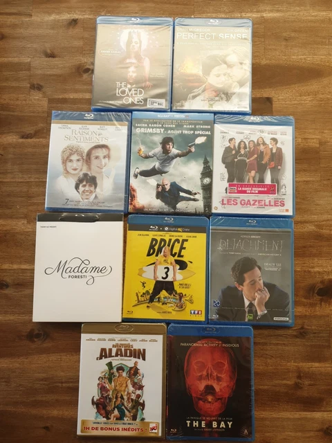 Lot de 10 Blu Ray Neufs ALADIN BRICE 3 LES GAZELLES THE BAY DETACHMENT ......
