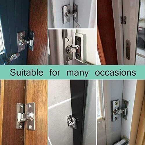 90 Degree Door Latch Sliding Screen Door Latch Barn Door Lock Hasp Latch Clas.ys 2