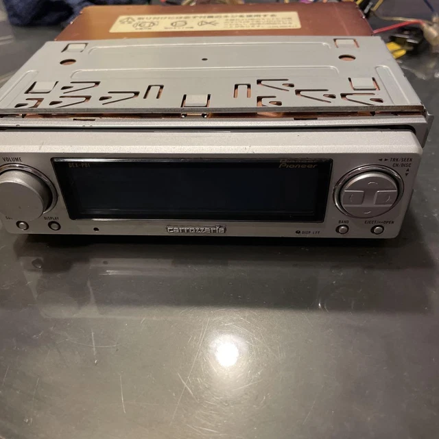 PIONEER DEX-P01 CAR audio operation verified, main unit only used 