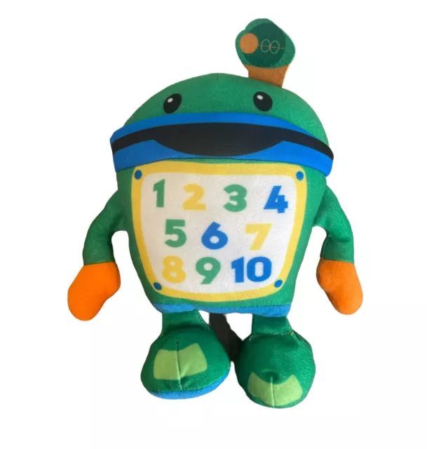 Nick Junior Nickelodeon TEAM UMIZOOMI “BOT” 9" Robot Plush Toy Green Blue 2011
