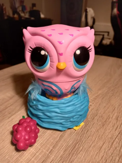 Owleez Flying Baby Owl Interactive Toy with Lights and Sounds Pink Instructions