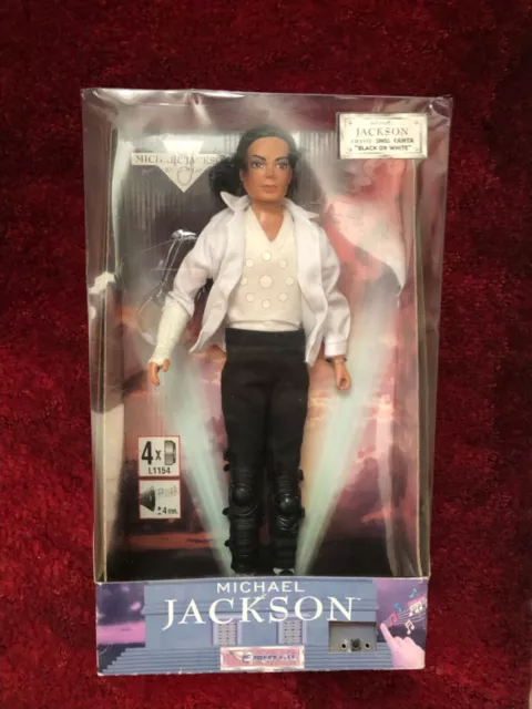 Michael Jackson Rare 1995  12" Singing Doll  Black or White