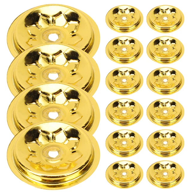 16 Pcs Simple Oil Lamp Wick Holders Floating Seats Candle Cores Bracket