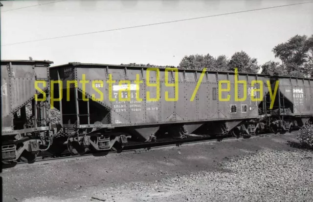 USSX US Steel Coal Hopper #74141 - Vintage 35mm Railroad Negative