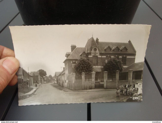 Cpa RUYAULCOURT (Nord) La Mairie et l'Ecole. 1956