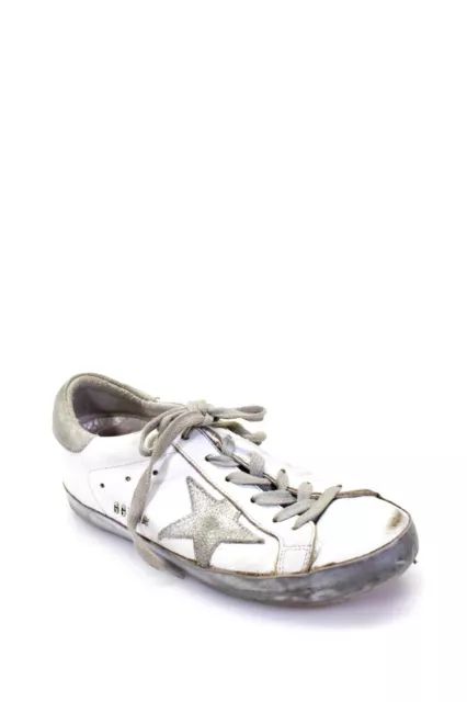 Golden Goose Deluxe Brand Womens Leather Star Low Top Sneakers White Size 37 7