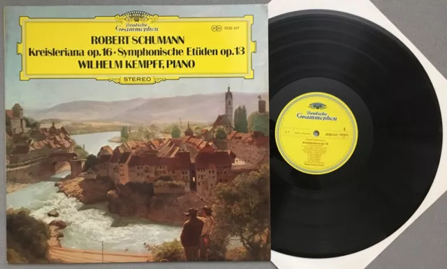 P688 Schumann Kreisleriana Symphonic Etudes Kempff Piano DGG 2530 317 Stereo