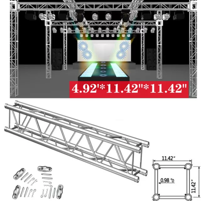 1.5M Square Truss Kit DJ Booth Trussing Section Stage Segment Lighting Stand 12"