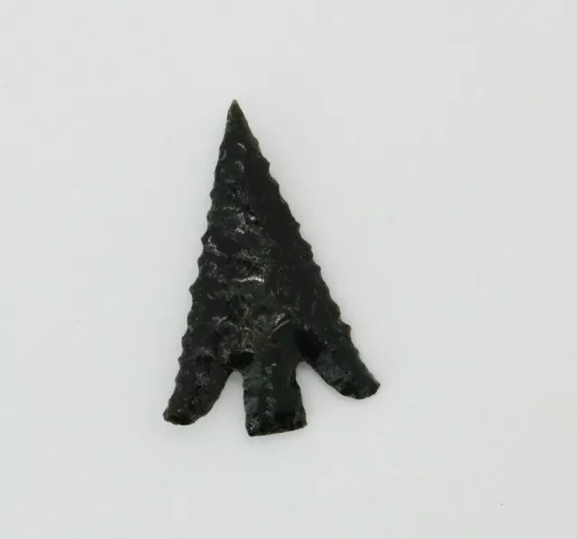 TED ORCUTT NORTHWEST COAST OBSIDIAN FLINT EXOTIC POINT - RARE - CIRCA 1900's