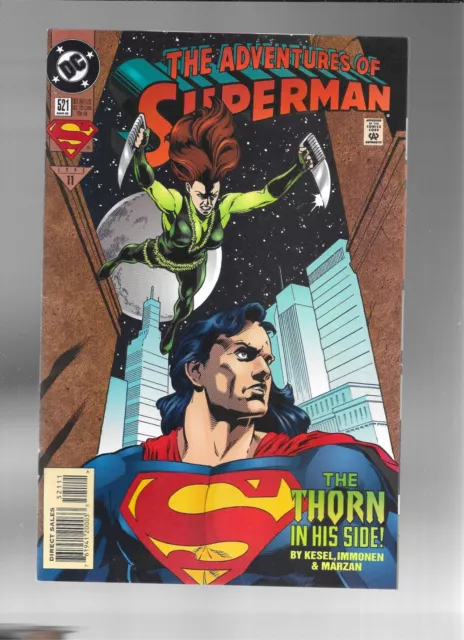 The Adventures of Superman Comic Book #521 DC Comics 1995 | Combined Shipping