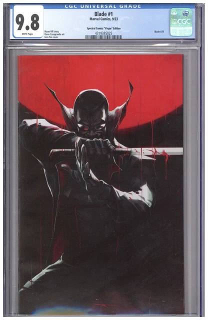 Blade #1 CGC 9.8 Spectral Comics Virgin Edition Ivan Tao Variant COA 666 2023
