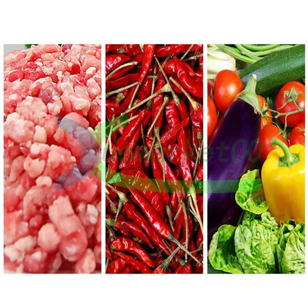 220V Electric Vegetable Meat Chopper Grinder Commercial Food Processor