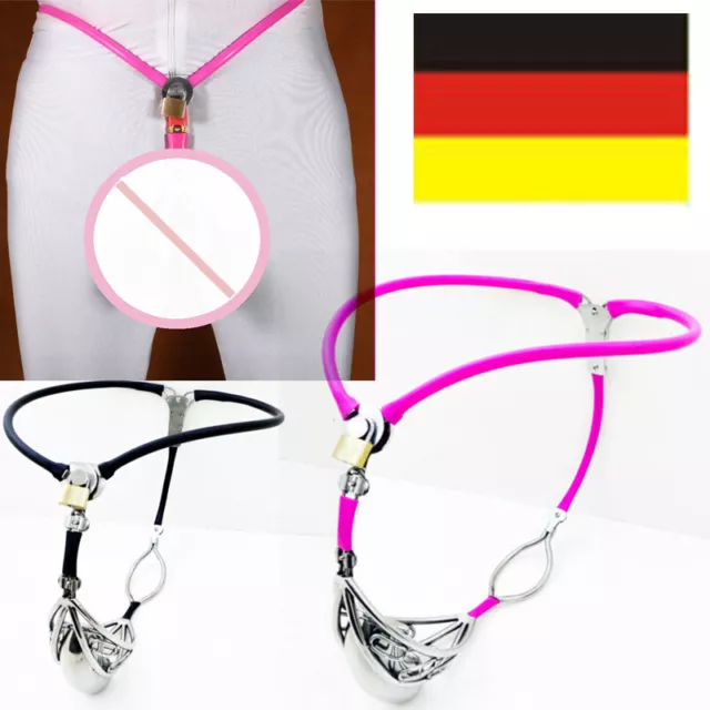 Männer Edelstahl Keuschheitsgürtel Mit Schloss Loch Bondage Chastity Belt Device