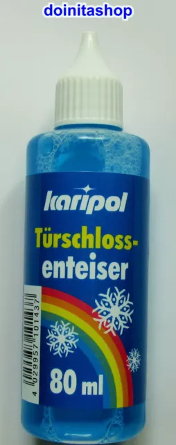 (€ 0,81 / 10 ml) Türschlossenteiser Karipol   Türschloss Enteiser 80 ml