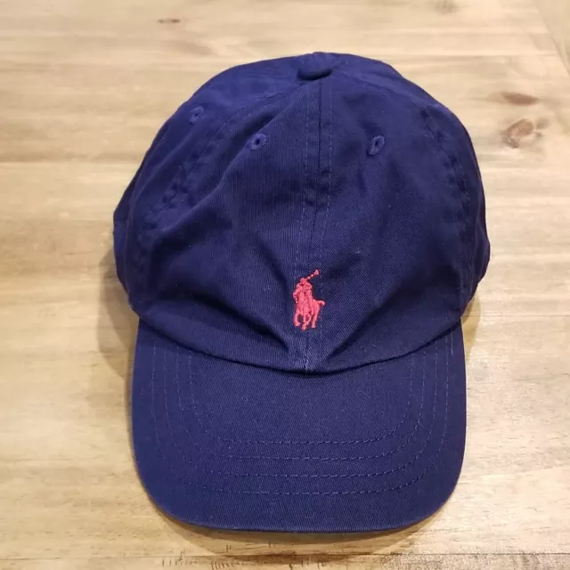 Polo Ralph Lauren Hat Cap Strap Back Youth Kids Boys Blue Red Pony Casual Cotton