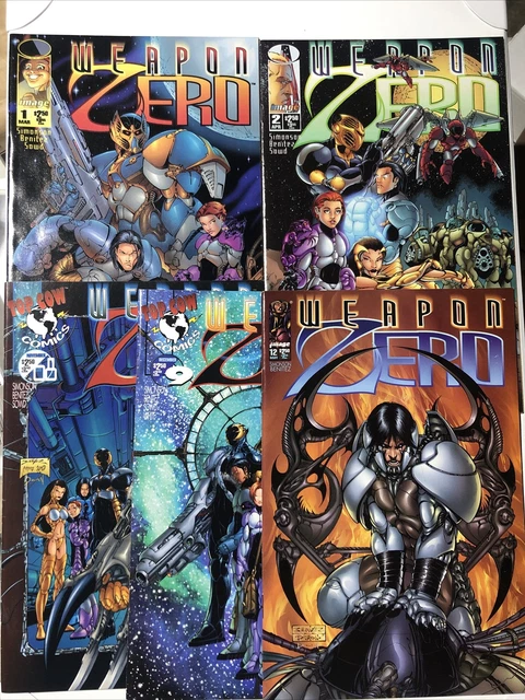 WEAPON ZERO LOT OF 5. #1 2 8 9 11, 12 IMAGE COMICS Walter Simonson/Joe Benitez