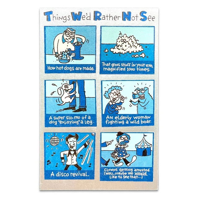 Funny HAPPY BIRTHDAY Card Comic, Bad Birthday, by American Greetings + Envelope