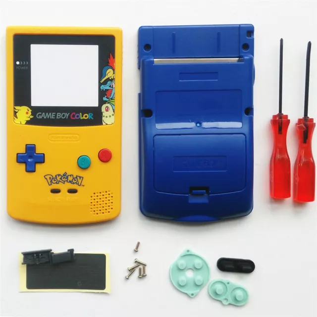 GBC Nintendo Game Boy Color Housing Shell LIMITED EDITION Pokemon Chikorita USA!