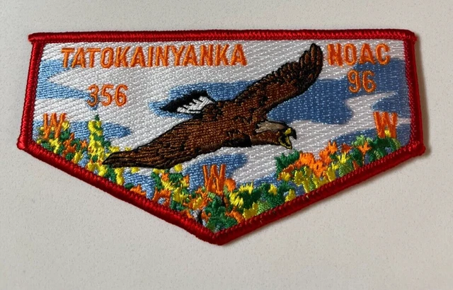 Boy Scout OA 356 Tatokainyanka Lodge Flap S12 1996 NOAC