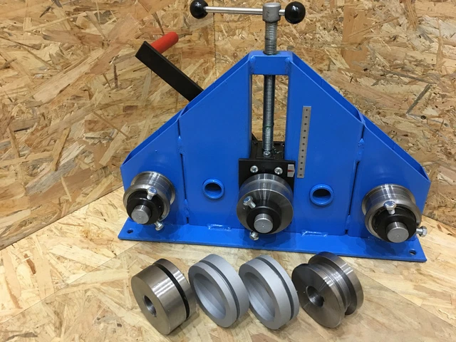Tube Roller Bender / RING ROLLER - Flat Bar Tube Pipe Profile Box Bender RR-MIN+