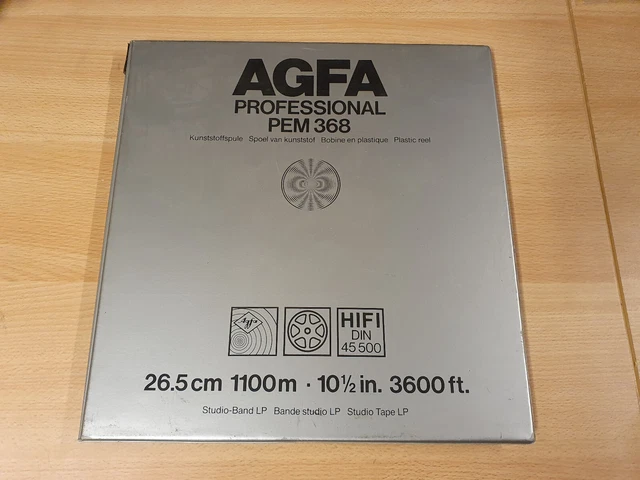 Nastro Magnetico AGFA PE41 Bobina 7'' 2400 Piedi – Formato DP, Usato
