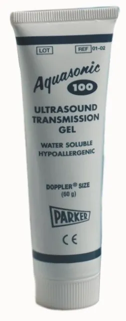 60grams Aquasonic 100 Water Soluble Hypoallergenic Ultrasound Gel