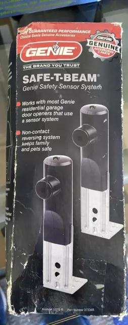 Sistema de sensor de seguridad de haz en T seguro OEM Genie GSTB-R genuino - sellado de fábrica