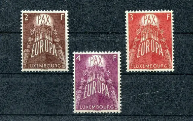 Luxembourg No. 572 - 574 Europe 1957