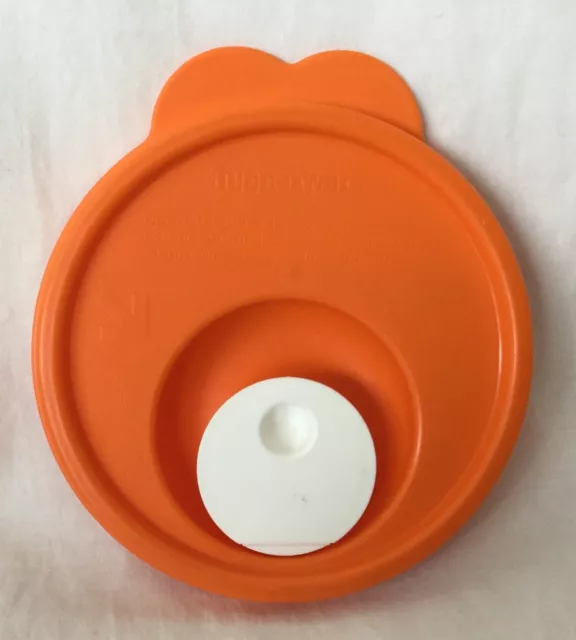 Tupperware Orange Vented Round Replacement Lid Seal #3156A-3