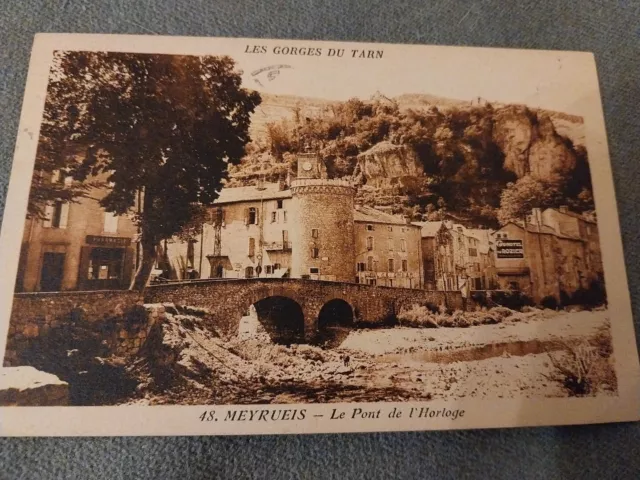 Meyrueis-Le Pont de L Horloge-Les Gorges du Tarn. Carte Postale. BE