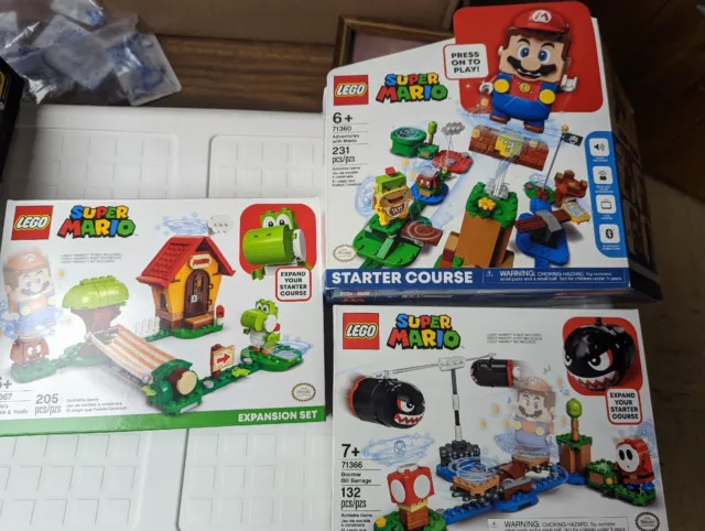 LEGO Adventures  Mario Starter Course Super Mario 71360 71368 71367 Yoshi Boomer
