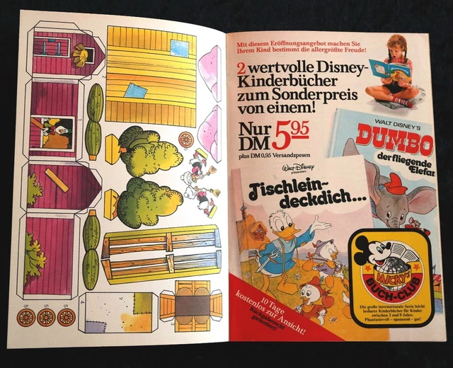 Micky Maus 1977 Heft 9 mit Beilage und Schnipp (Ehapa) TOP Zustand Z1+ 3