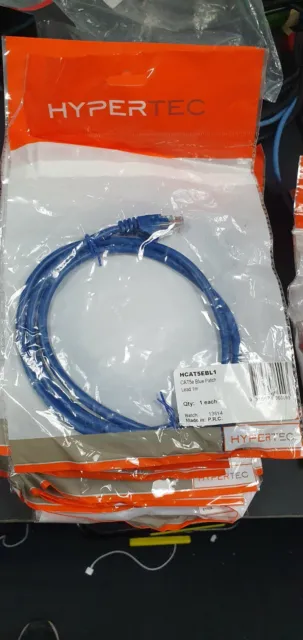 Hypertec 1m 100cm Network Cable Ethernet CAT5e UTP Gigabit LAN Patch Cord Short