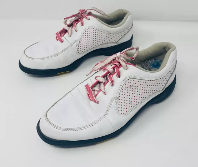 Footjoy Women’s White Leather Golf Shoes Sz 9