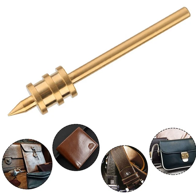 Professional Leather Craftsmanship with Pointed or Flat Tip Edge Tools