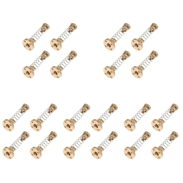 10 Connettori Per Valvola Pneumatica ECAS04 In PTFE, Per Estrusore VORON E Stampanti 3D, Raccordi Per Tubi, Con Tappi Blu - 3