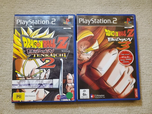 Dragon Ball Z  Budokai & Budokai 2 & 3 PS2 W/ Manual FREE SHIPPING ✅
