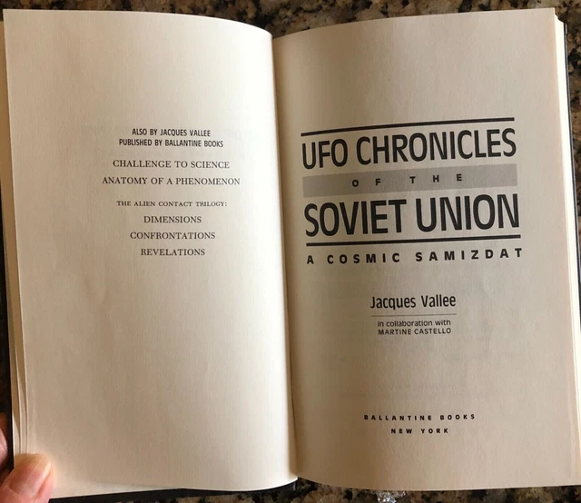 UFO Chronicles of the Soviet Union: A Cosmic Samizdat HC; no dust jacket