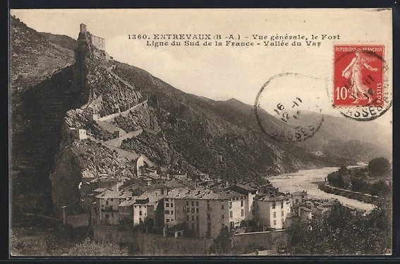 Photo Vintage Vallon De L'Arc (Savoie) Circa 1902 - Tirage Citrate Original 9x12 Cm, Légendée