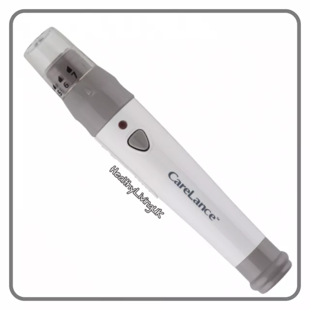 CareLance Lancing Device + 10 FREE LANCETS - For Diabetics - New - RRP £49.99