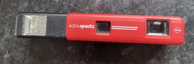 Cámara ultra rara AGFA Sport 110 roja #G321