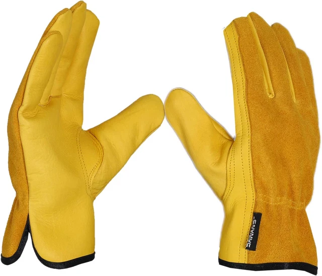 Gants De Travail En Cuir Résistant Aux Épines Pour Le Jardinage, La Construction