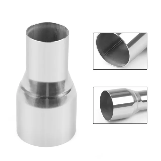 Stainless Steel 3'' to 2'' Inch Standard Exhaust Reducer Connector Adapter Pipe