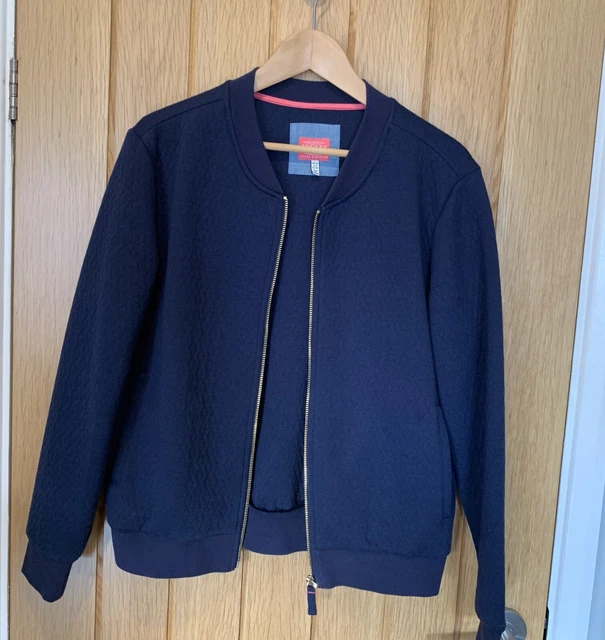 JOULES CREAM EMBROIDERY Anglaise Front Millie Jacket Size Uk 14