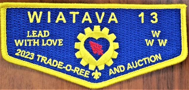 Oa Wiatava Lodge 13 2023 Trade-O-Ree And Auction,  New Flap,