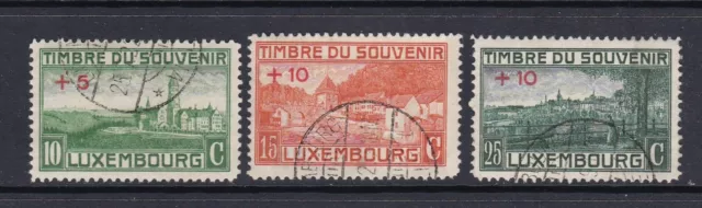 Luxembourg - SG 209/11 - f/u - 1921 - War Monument Fund