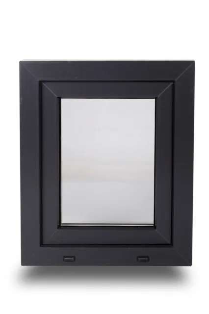 Finestra seminterrato finestra plastica 2xA 925x480 mm esterno antracite premium
