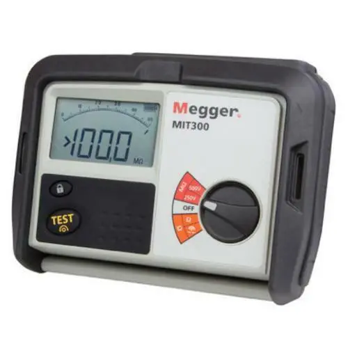 1x MIT300 Megger Insulation & Continuity Tester, 500V DC, 999M Ohm, CAT III 600V