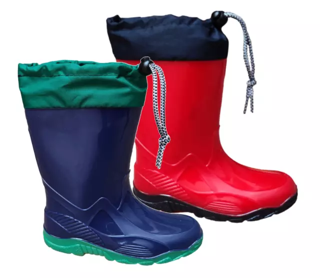 Stivali antiscivolo in PVC impermeabili da bambino bimbo stivaletti pioggia