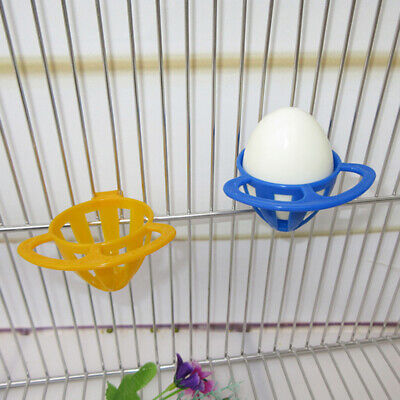 1 pieza Nido de huevos para mascotas pájaros sartén nido de loros caja de plástico jaula para pájaros decoraciónYB